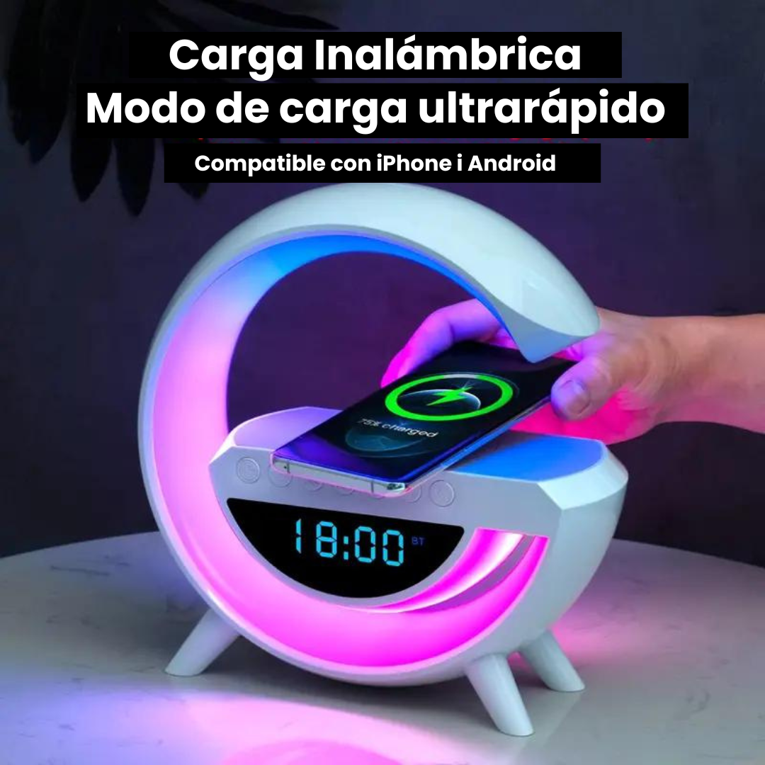 Despertador Led con altavoz multifunción