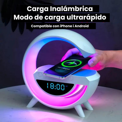Despertador Led con altavoz multifunción