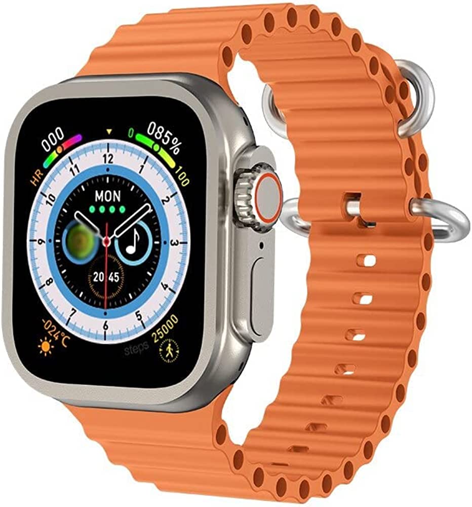 Smartwatch Ultra Pro Naranja + 1 correa gratis