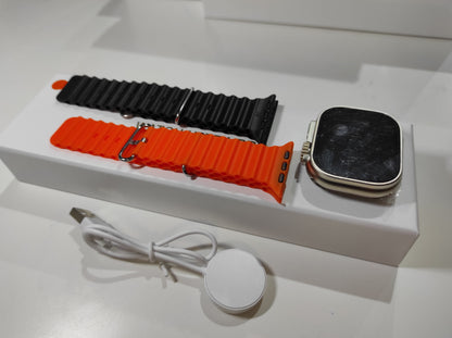 Smartwatch Ultra Pro Naranja + 1 correa gratis